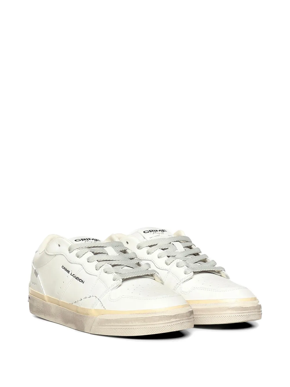 Crime London Playoff logoprint sneakers Wit