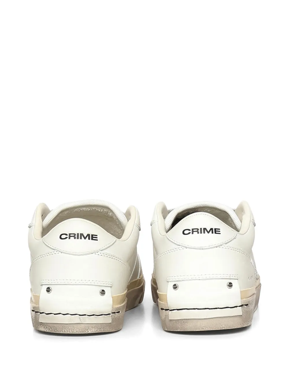 Crime London Playoff logoprint sneakers Wit