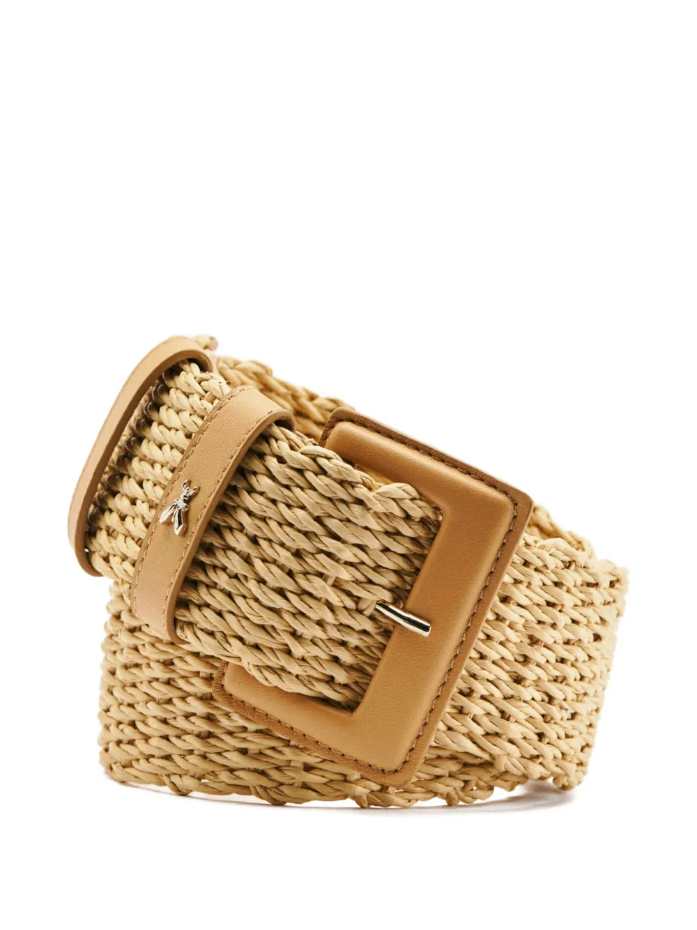 Patrizia Pepe woven high-waist belt - Toni neutri