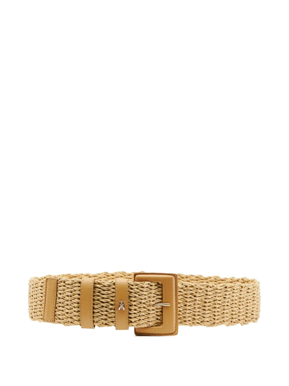 Patrizia Pepe Geweven high-waist riem Beige