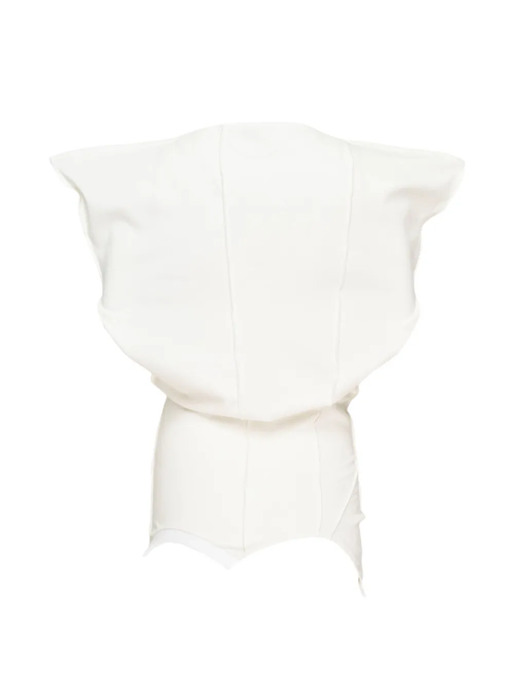 CAROLINE HU panelled cut-out t-shirt