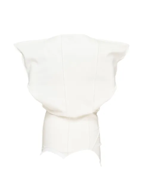 CAROLINE HU playera con paneles y aberturas