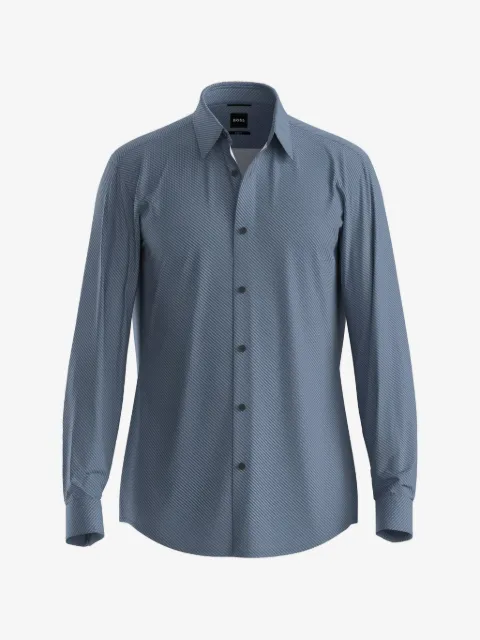 BOSS chemise à boutonnière sur le devant