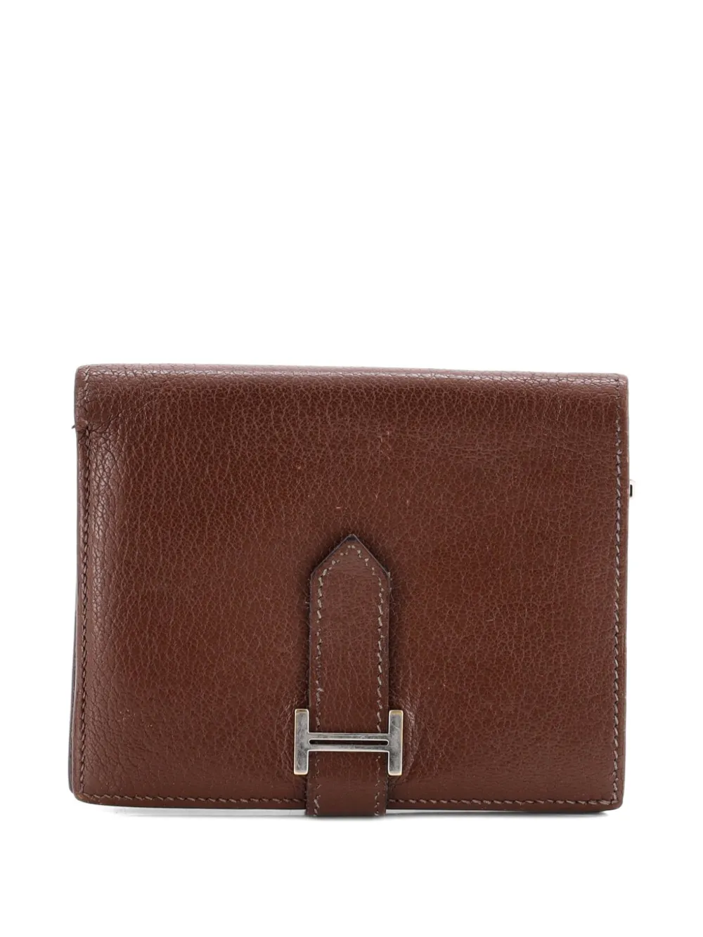 Hermès Pre-Owned Bearn Wallet Tadelakt Compact small wallets - Marrone