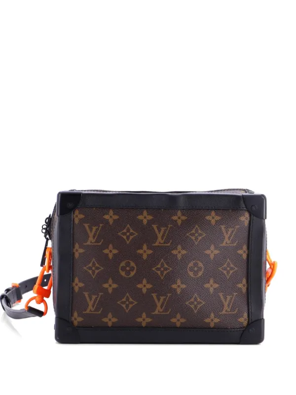 Louis Vuitton Pre-owned Solar Ray Soft Trunk Bag Monogram Canvas Crossbody Bag in Black