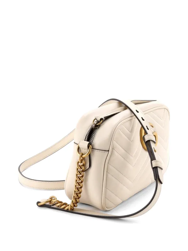 Gucci Pre-Owned GGマーモント マテラッセレザー スモール ショルダー