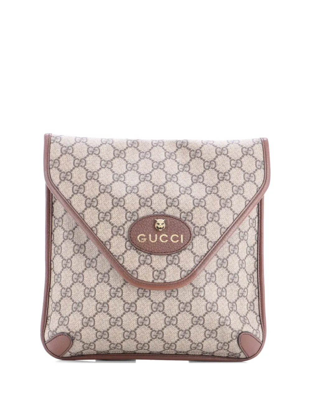 Gucci Pre-Owned Neo Vintage Envelope Messenger GG Coated Canvas Medium crossbody bag - Marrone