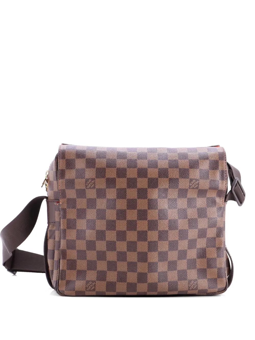 Louis Vuitton Pre-Owned Borsa a tracolla Naviglio Handbag Damier - Marrone