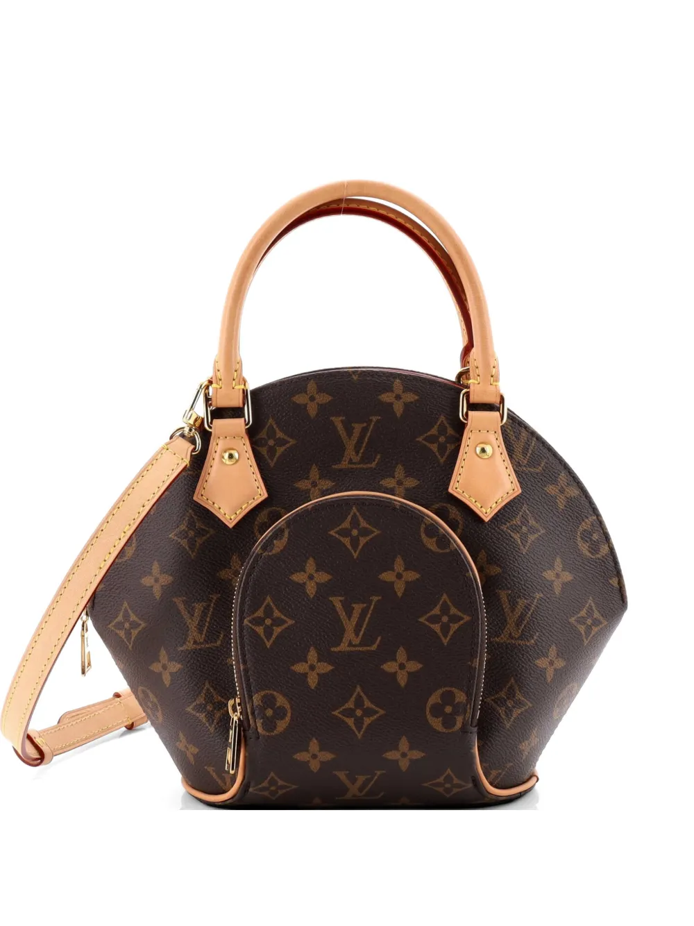 Louis Vuitton Pre-Owned Ellipse PM Satchel-Tasche aus Canvas mit Monogramm - Braun