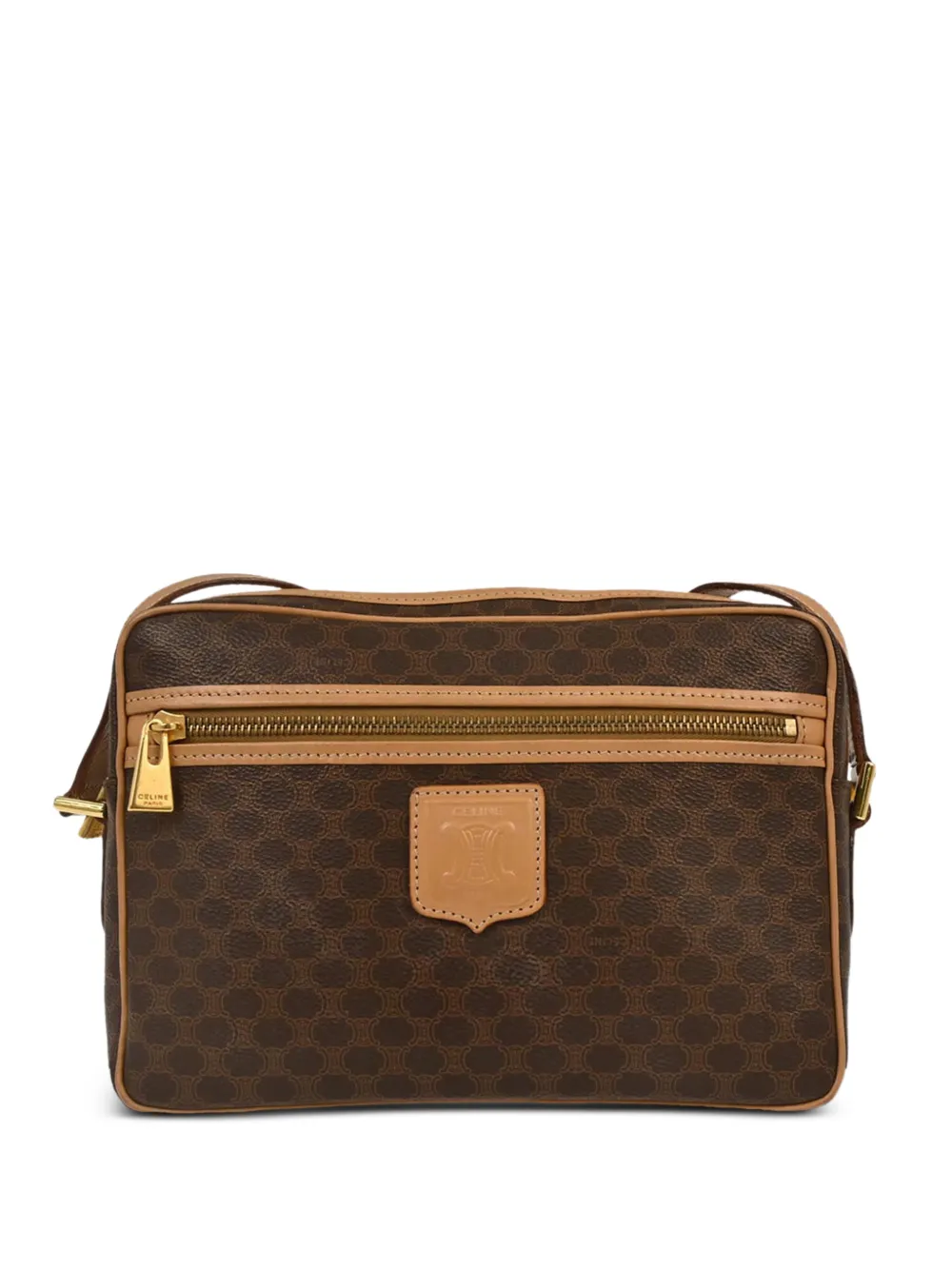 Celine Pre-Owned 1990-2000s Macadam shoulder bag - Brown