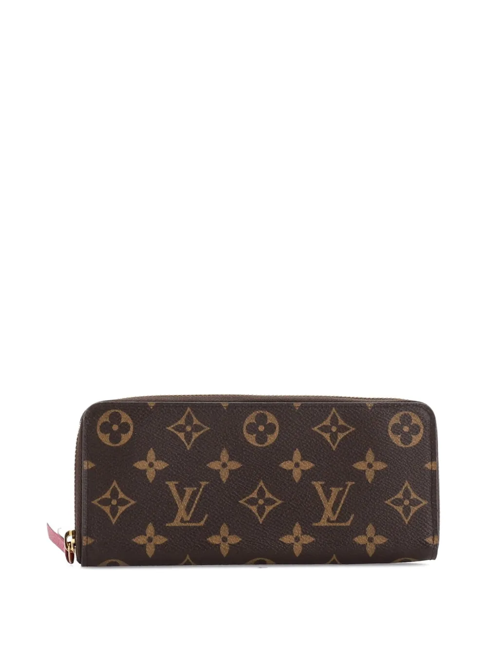 Louis Vuitton Pre-Owned Portafoglio Clémence in tela con monogramma - Marrone