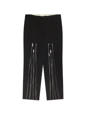 Comme Des Garçons Homme Plus ジップディテール パンツ | ブラック