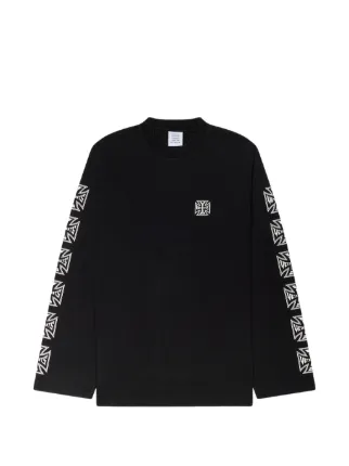 VETEMENTS Biker Cross long-sleeve T-shirt | Black | FARFETCH
