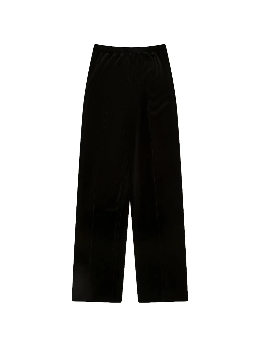 VETEMENTS velvet fitted track pants - Schwarz