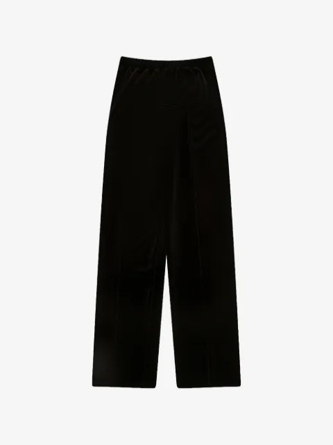 VETEMENTS velvet fitted track pants