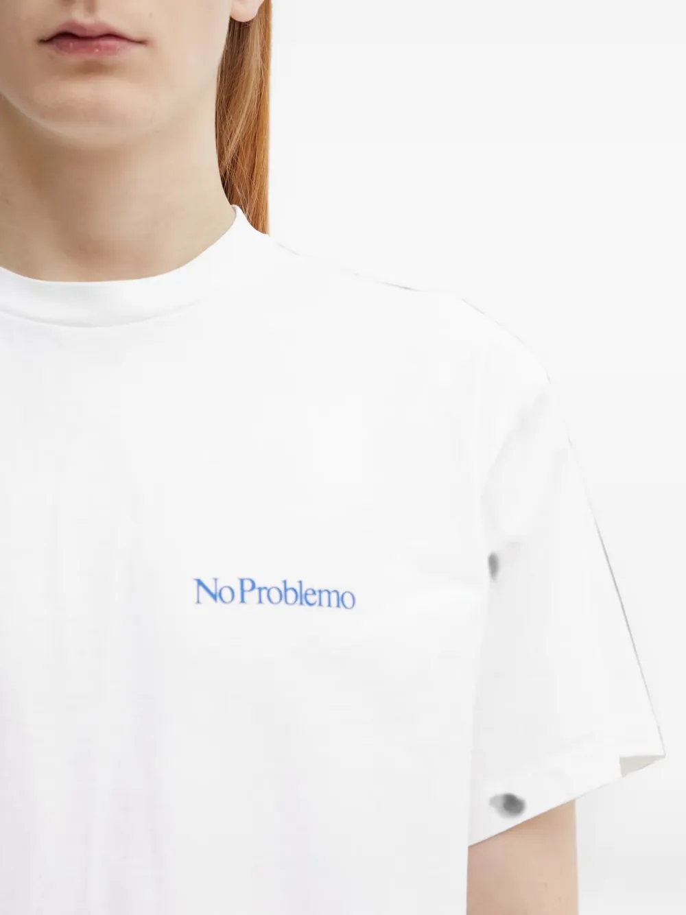 NO PROBLEMO Mini-Problemo T-shirt Wit