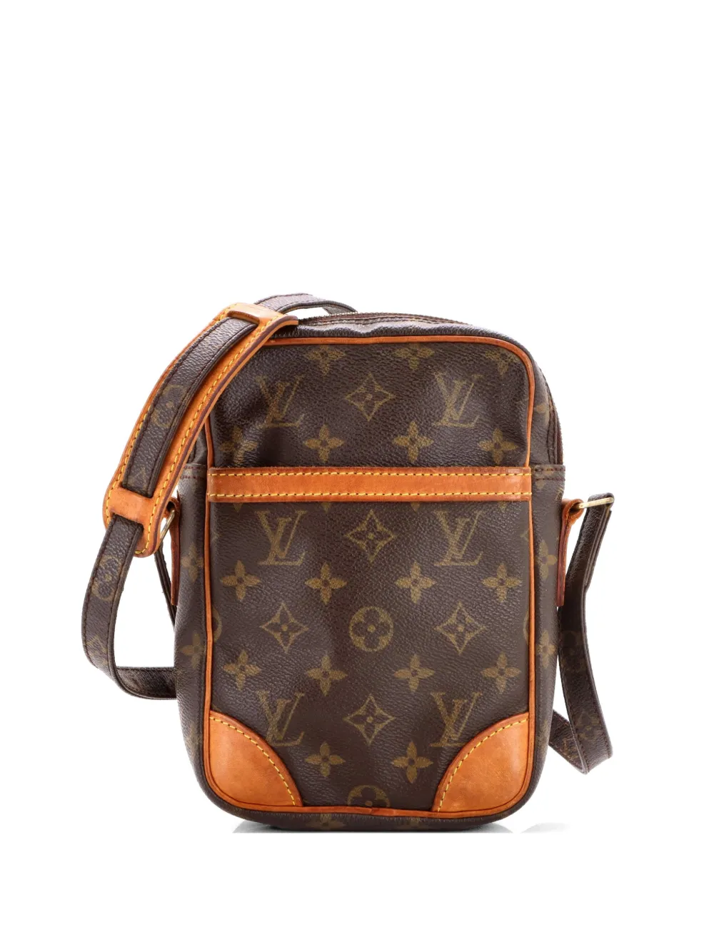 Louis Vuitton Pre-Owned Danube Umhängetasche aus Canvas mit Monogramm - Braun