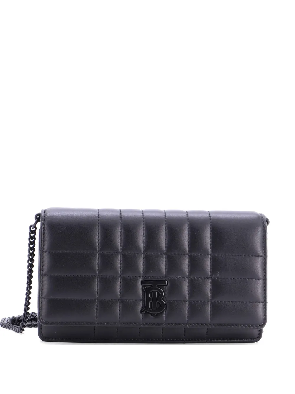 Burberry Pre-Owned Lola on Chain Quilted Leather clutch bag - Nero