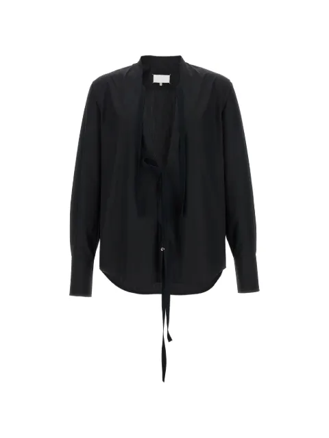 Maison Margiela Four Stitches raw-cut cotton shirt