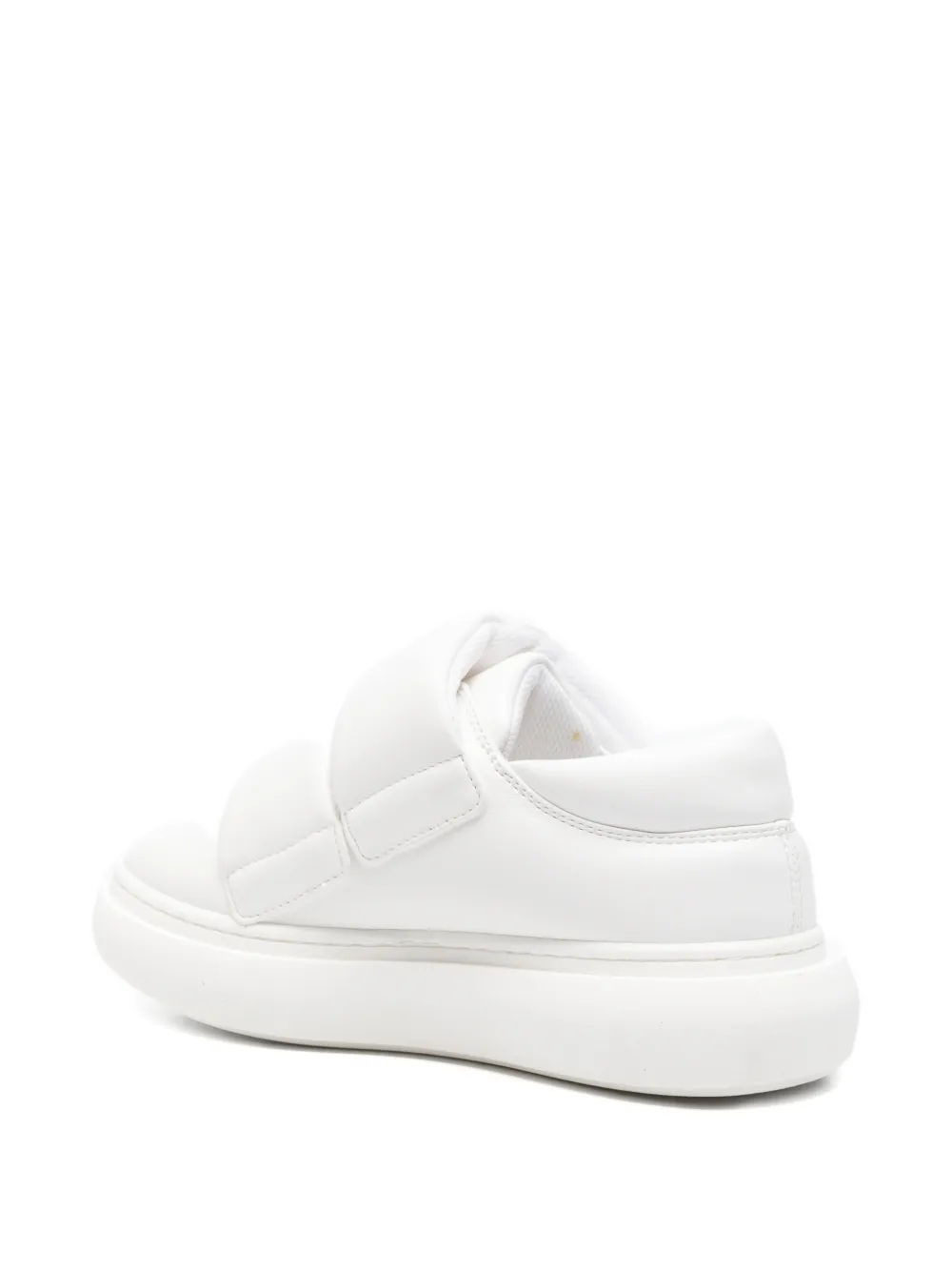 Marni Kids touch-strap logo-embroidered sneakers Wit
