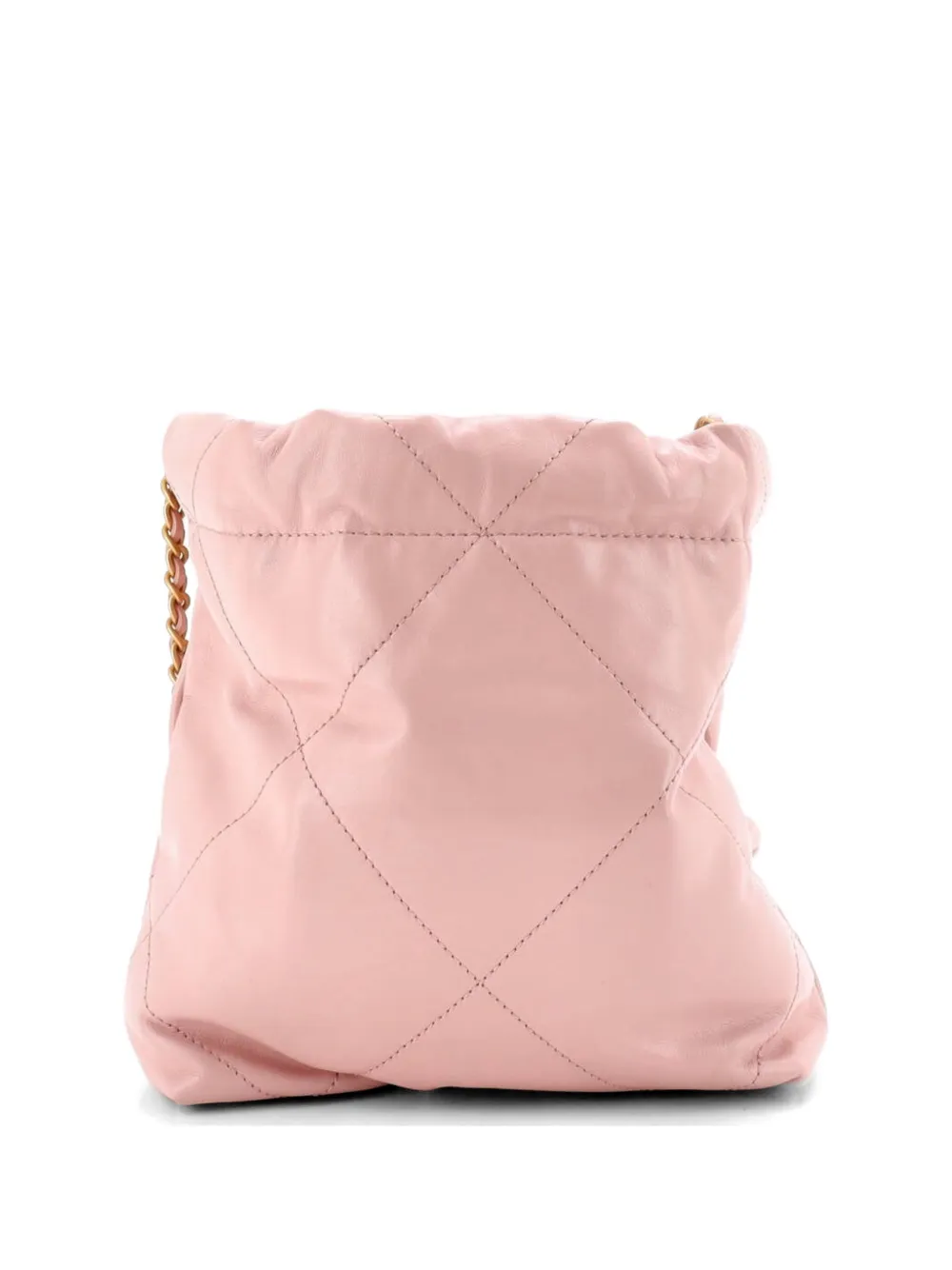 CHANEL Pre-Owned 22 Chain Hobo Quilted Calfskin Mini crossbody bag - Rosa