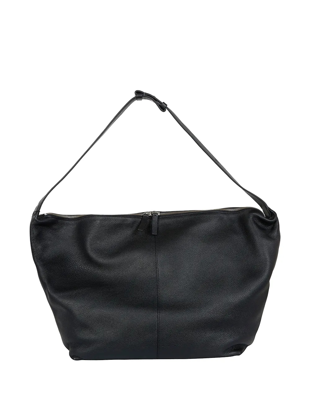 Aesther Ekme grained leather shoulder bag - Nero