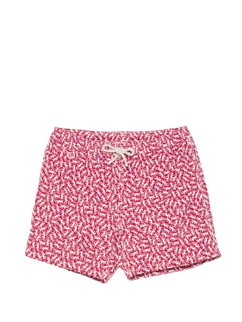 MC2 Saint Barth Lighting Micro lizard-print swim shorts