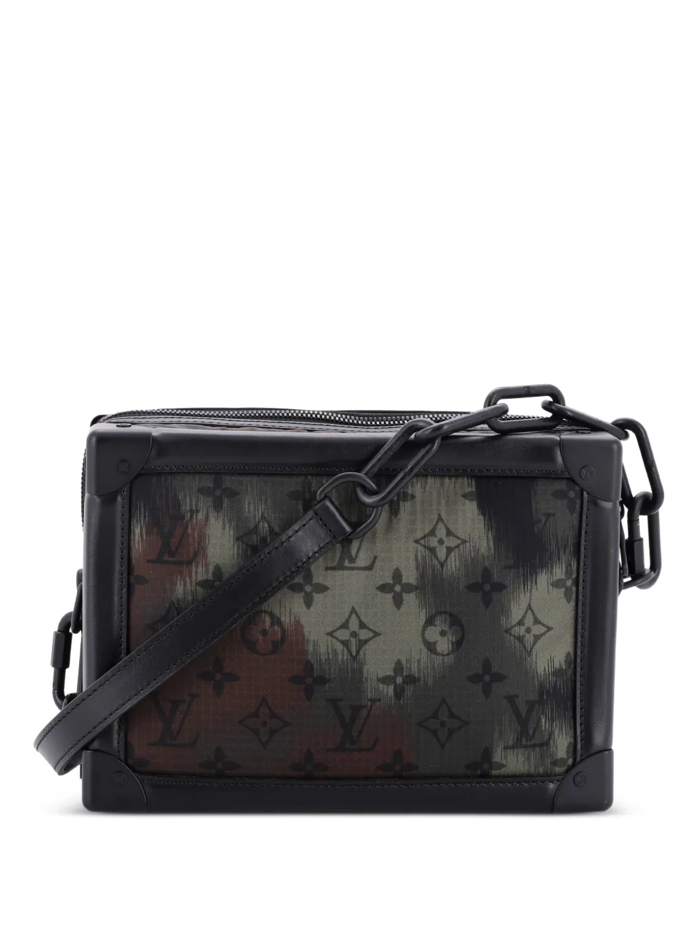 Louis Vuitton Pre-Owned Soft Trunk Bag Limited Edition Camouflage Monogram Nylon crossbody bag - Black