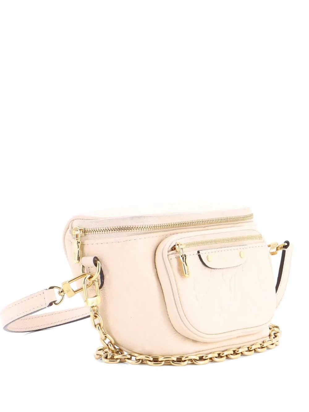 Louis Vuitton Pre-Owned Bum Bag Monogram Empreinte Leather Mini belt bag - Nude