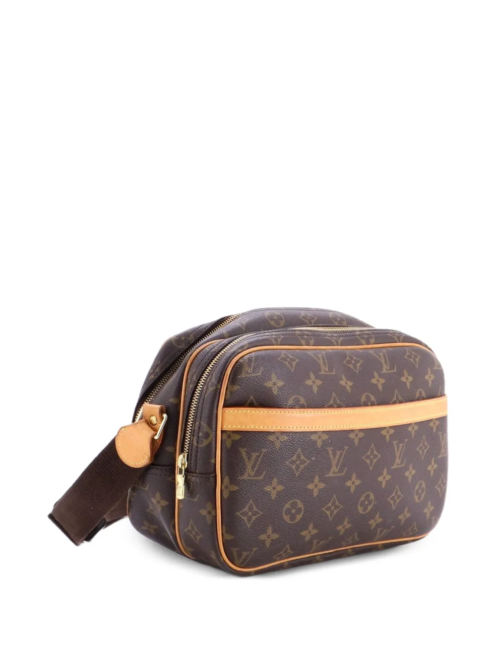 Louis Vuitton Pre-owned Reporter Bag Monogram Canvas PM Crossbody Bag in Brown, view 3