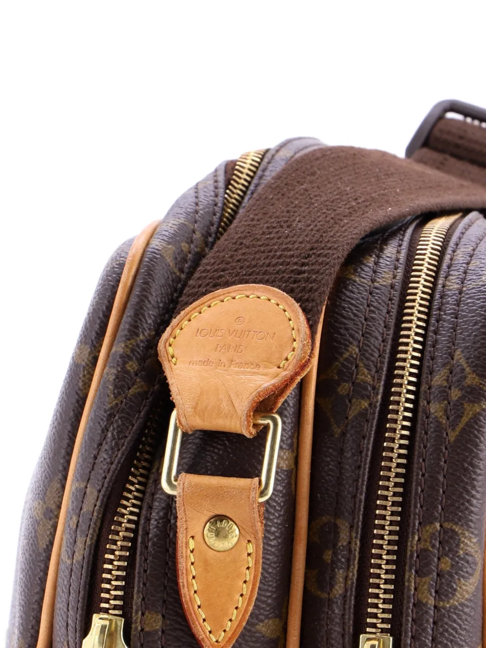 Louis Vuitton Pre-owned Reporter Bag Monogram Canvas PM Crossbody Bag in Brown, view 5