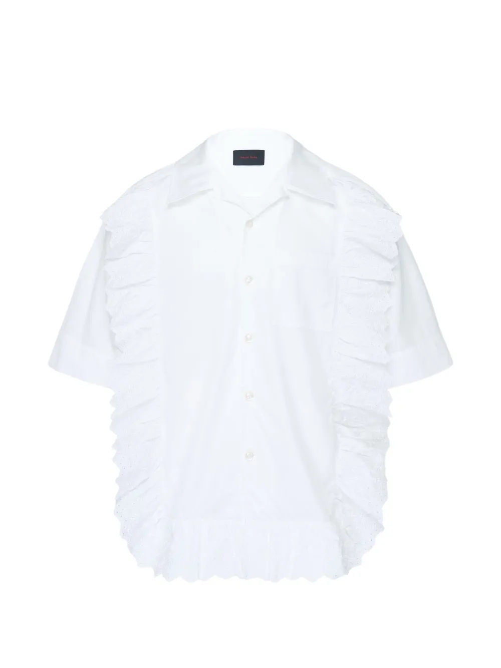 Simone Rocha ruffled shirt - Bianco