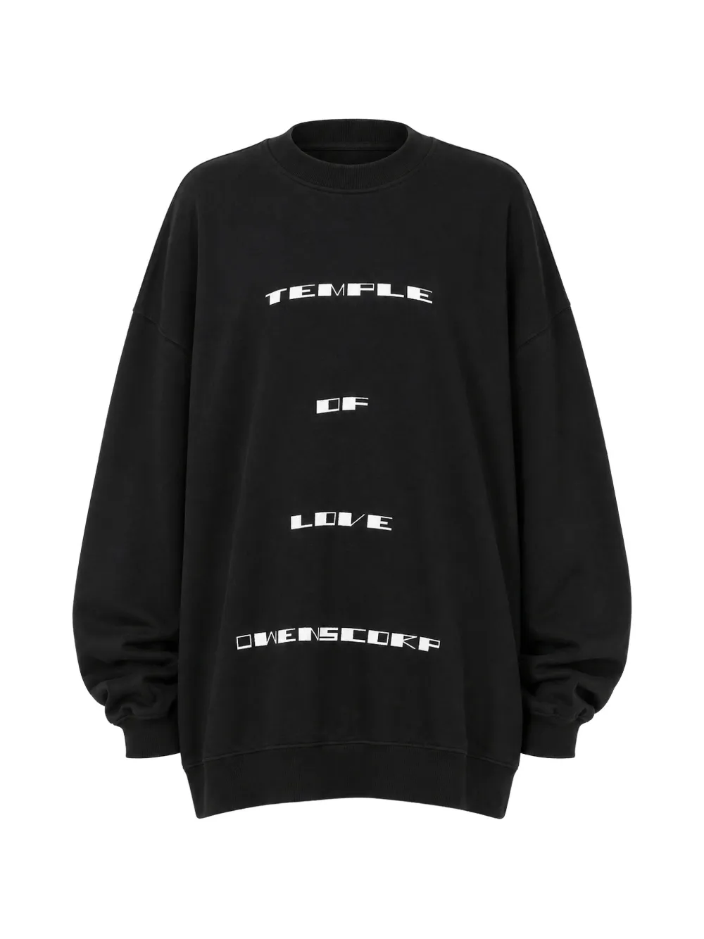 Rick Owens DRKSHDW crew-neck sweater - Schwarz