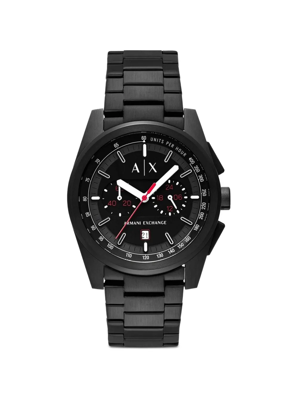 Armani Exchange Parker chronograph 42mm watch - Nero