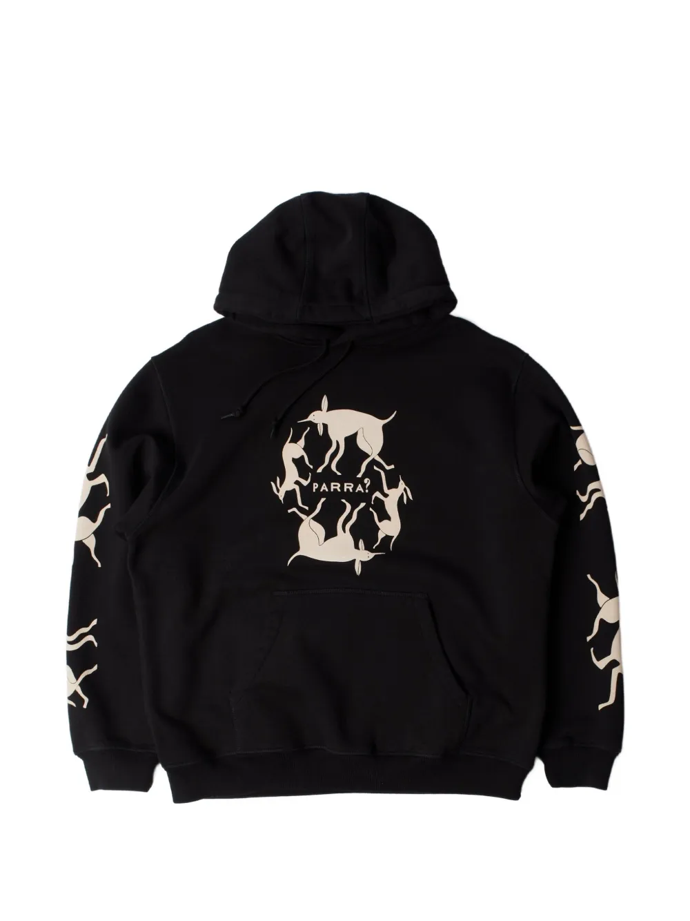BY PARRA graphic-print hoodie - Schwarz