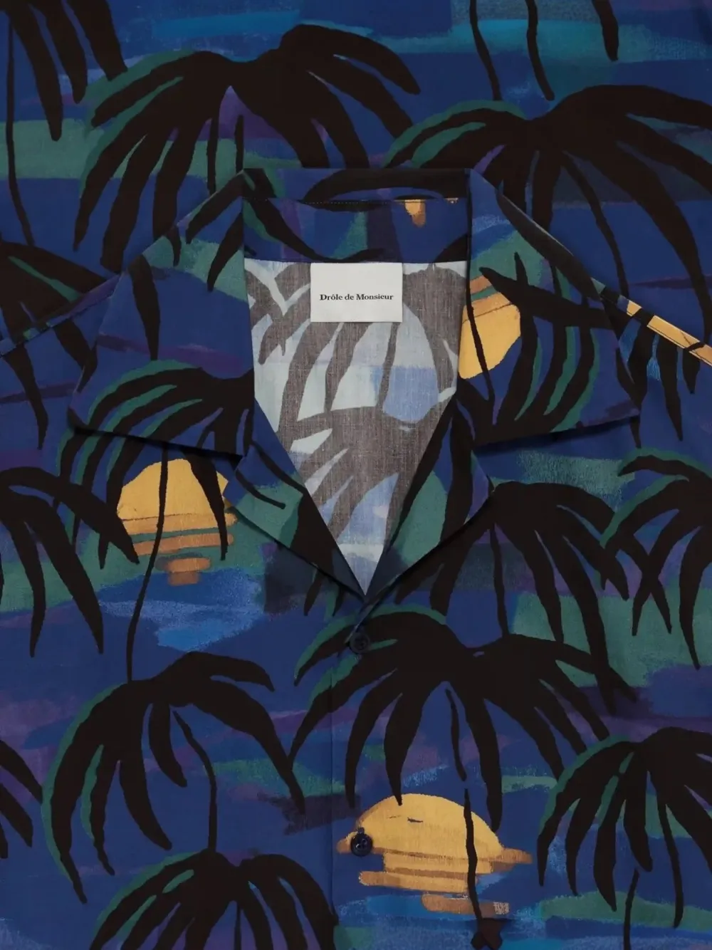 Probus Camisa Con Estampado Palmiers - Azul 