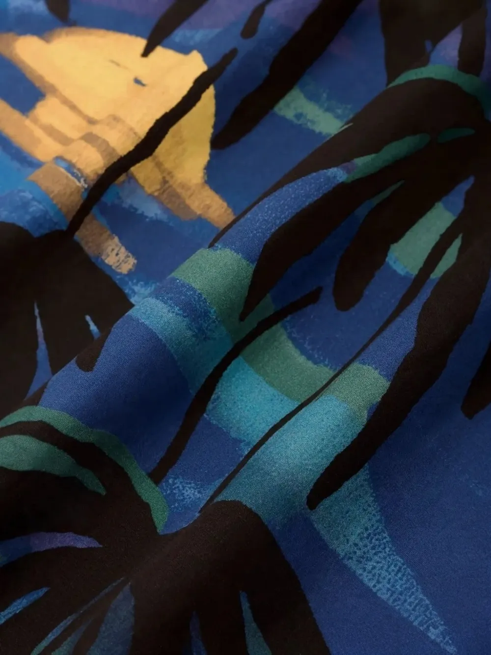  Probus Camisa Con Estampado Palmiers - Azul 