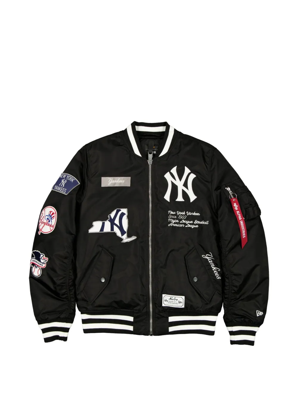 NEW ERA CAP x Alpha Industries New York Yankees MA-1 bomber jacket - Nero