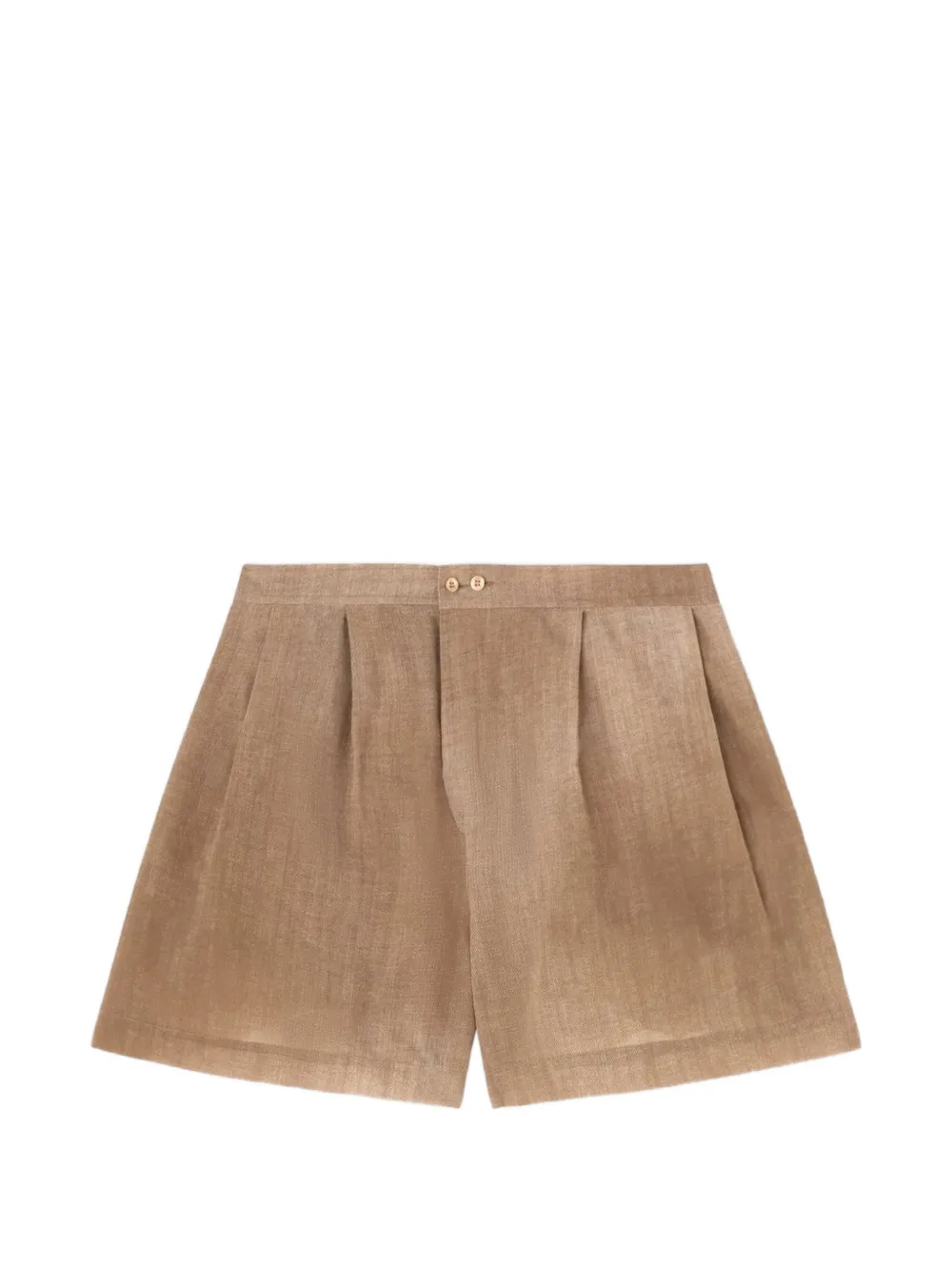 Ermanno Scervino pleated shorts - Marrone