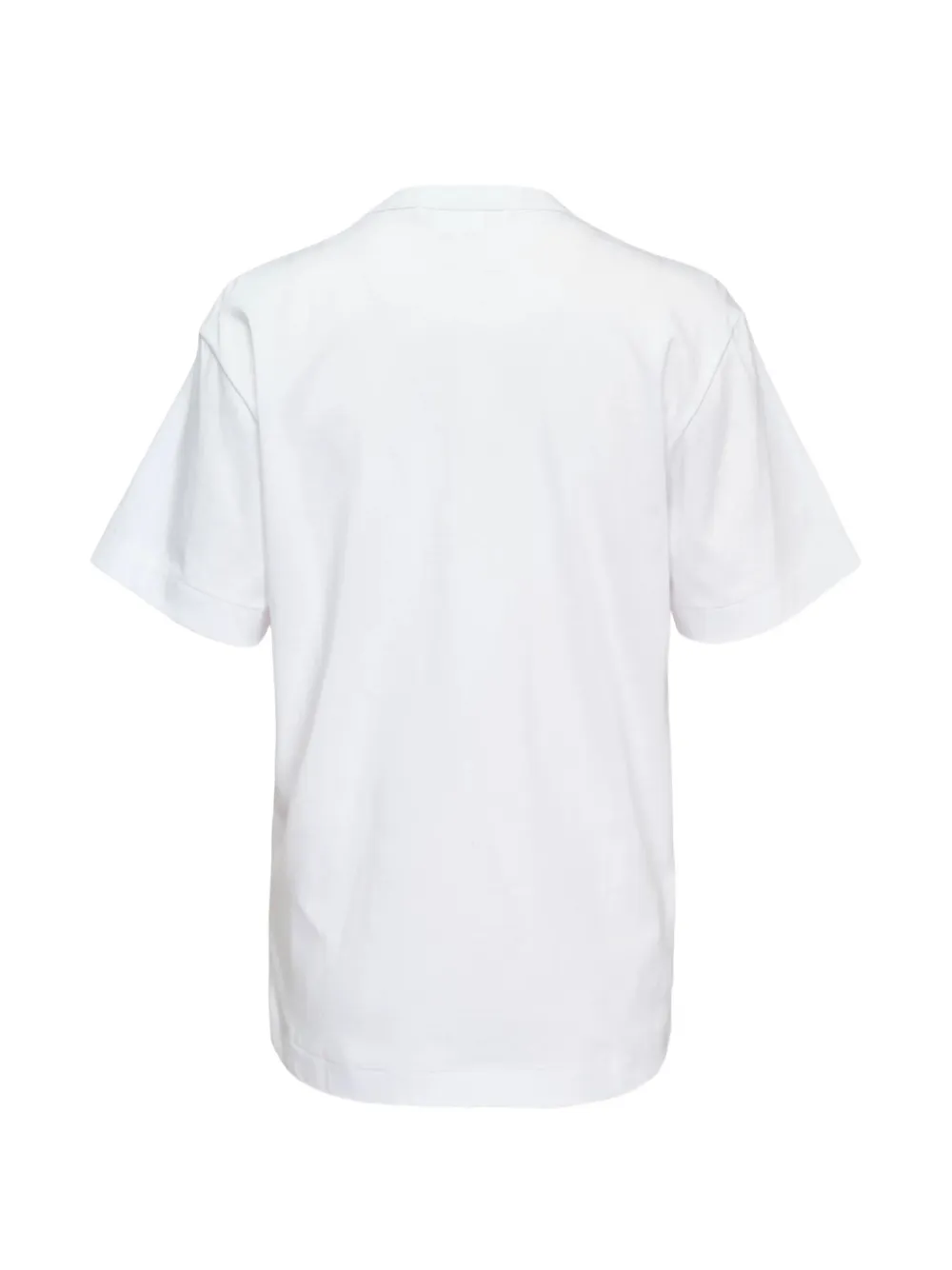 Comme Des Garçons Comme Des Garçons T-shirt met colourblocking Wit