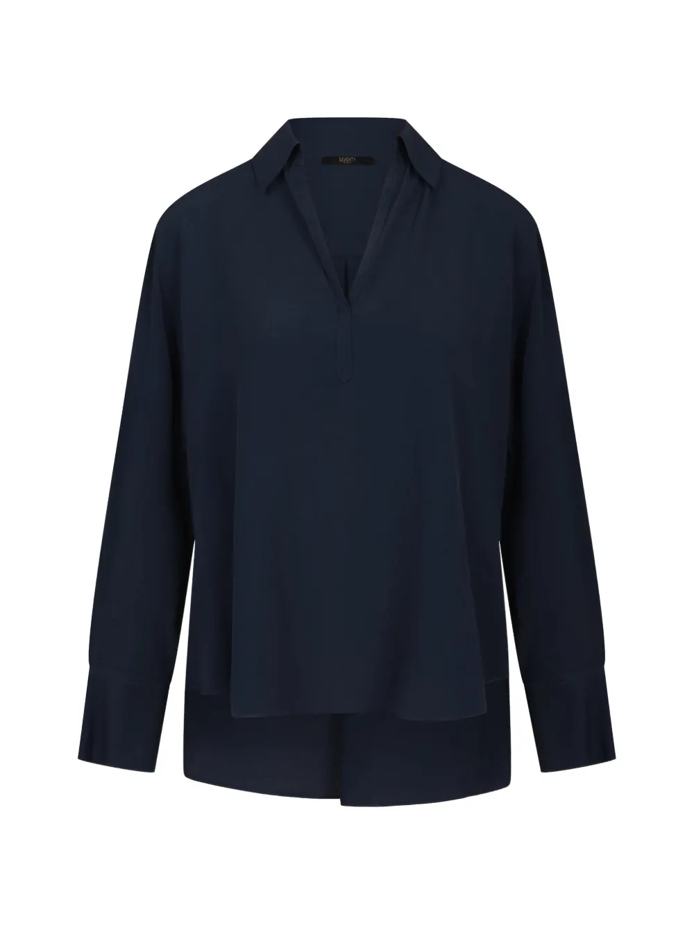 Seventy V-neck long-sleeve shirt - Blu