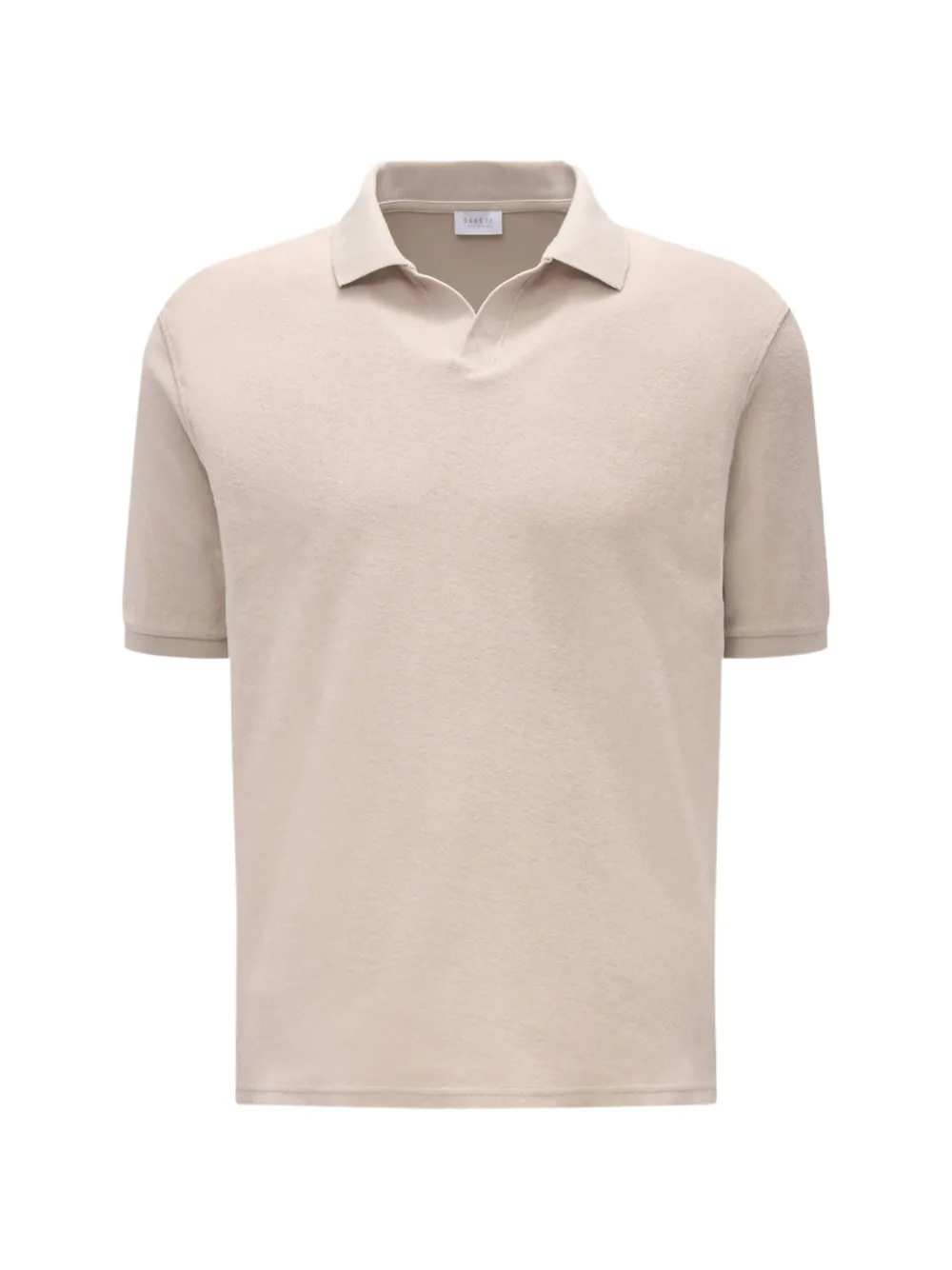 04651 / A TRIP IN A BAG Terry Johnny V-neck T-shirt - Toni neutri
