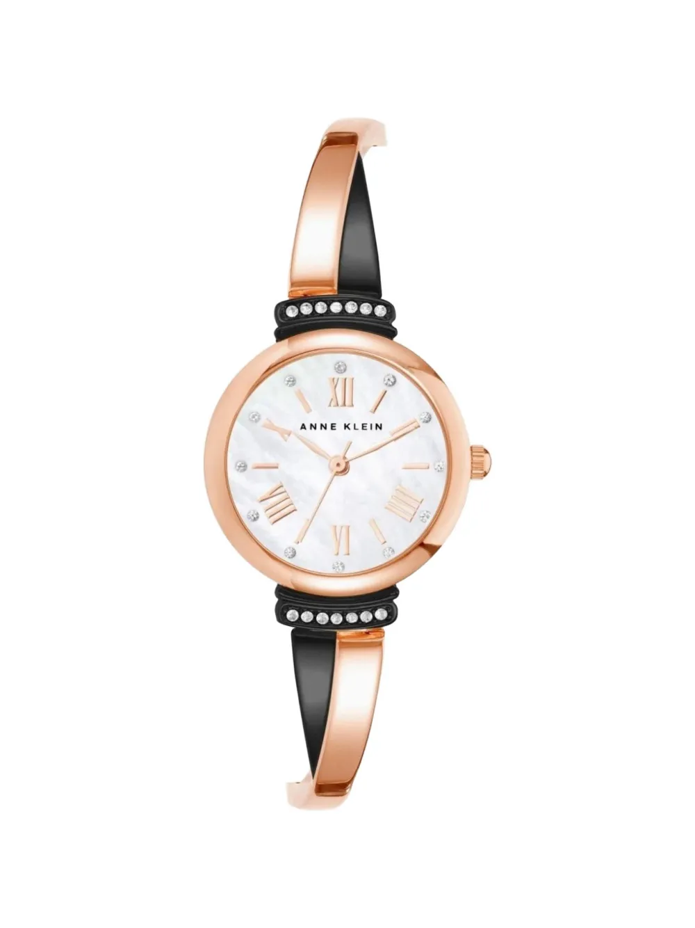 ANNE KLEIN crystal-embellished 26mm watch - Bianco