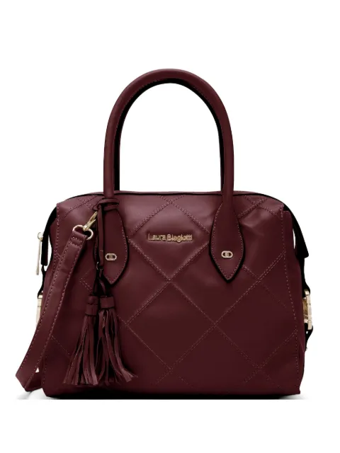 Laura Biagiotti tote con diseño capitonado