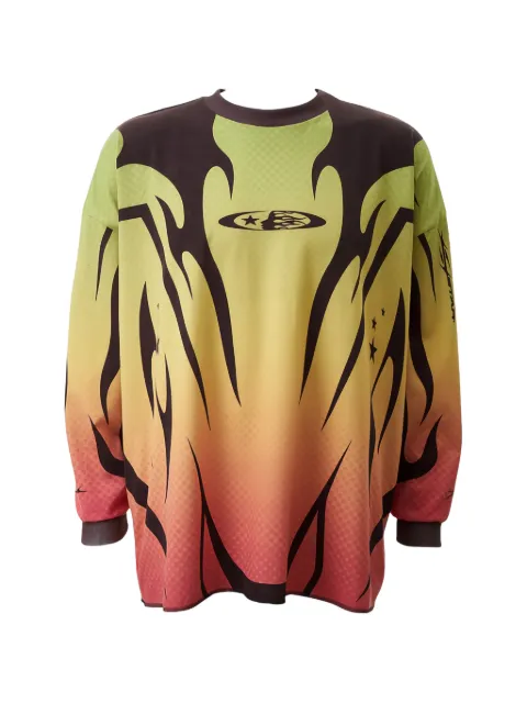 HELLSTAR Moto flame-print T-shirt