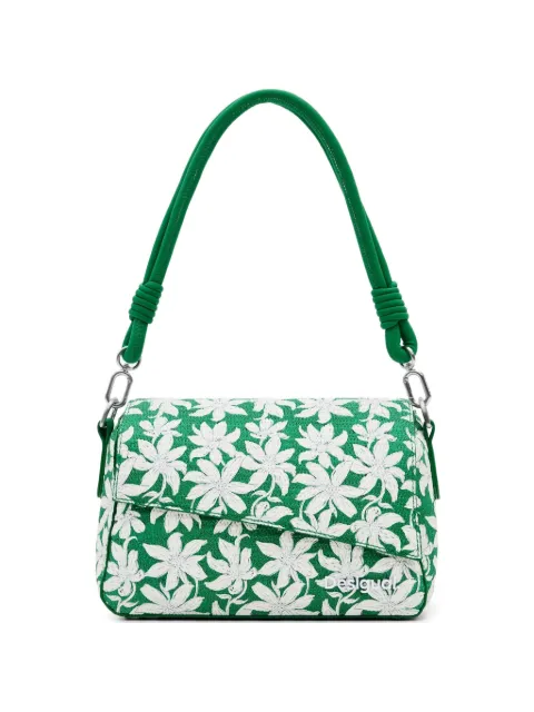 Desigual textured floral tote bag