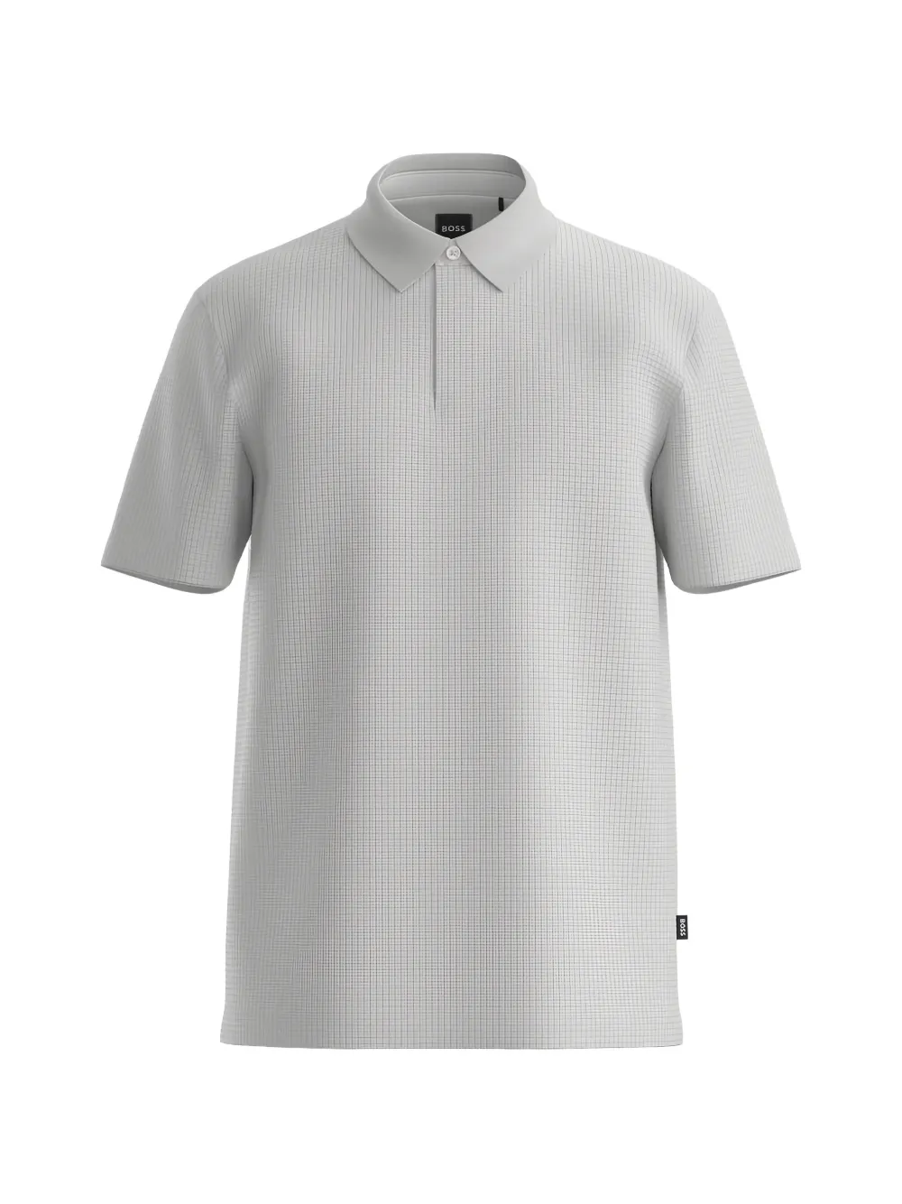 BOSS Polo con applicazione - Bianco