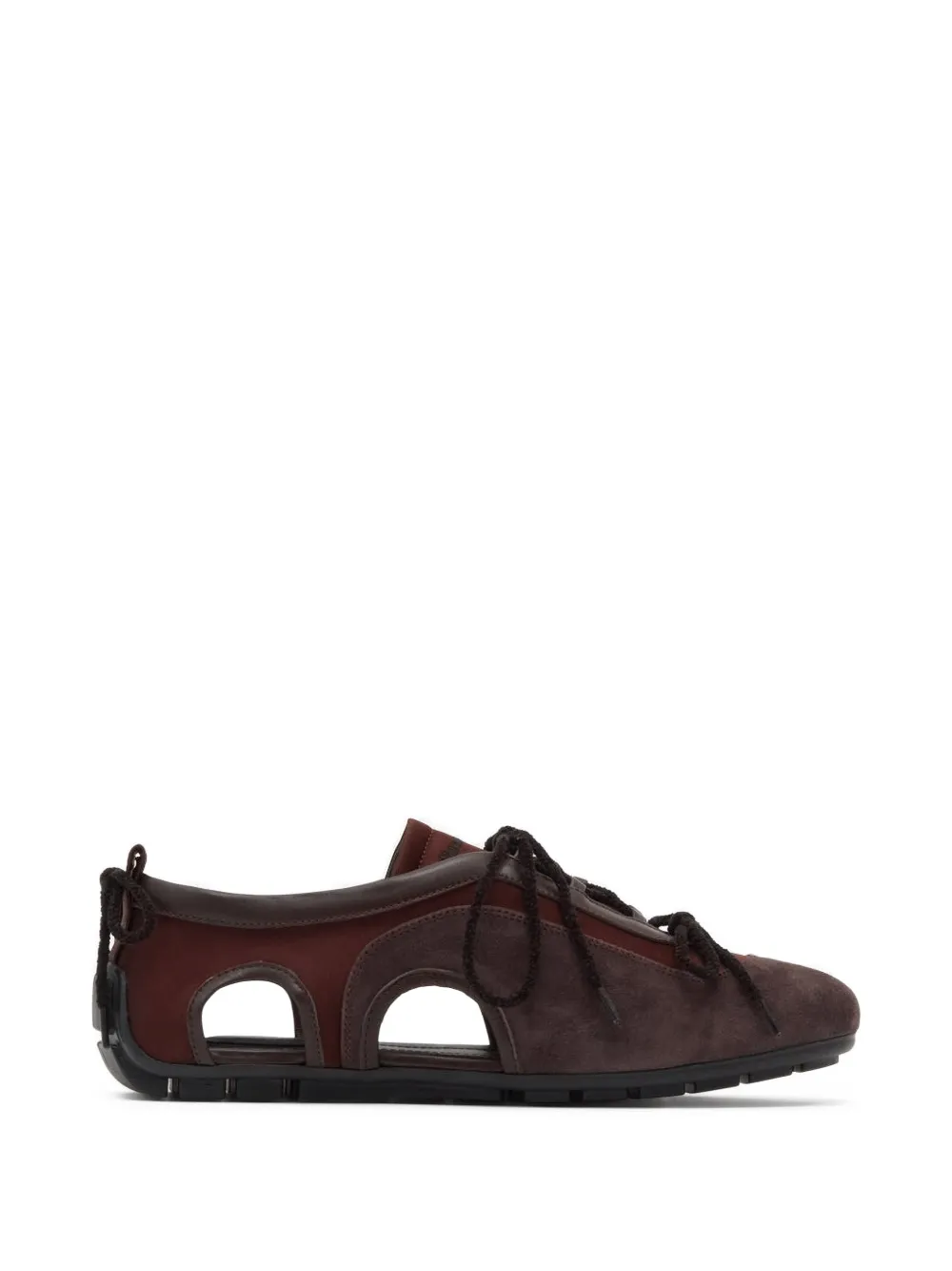 Simone Rocha cutout ballerina sneakers - Marrone