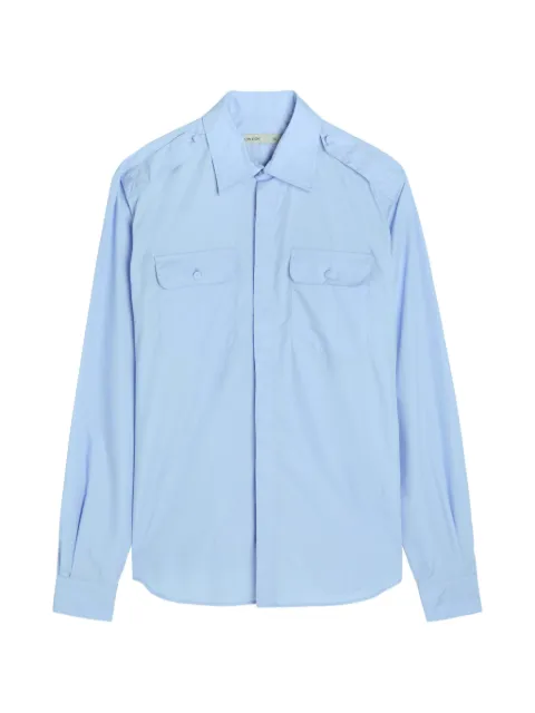 AARON ESH epaulette-detail pocket-front shirt