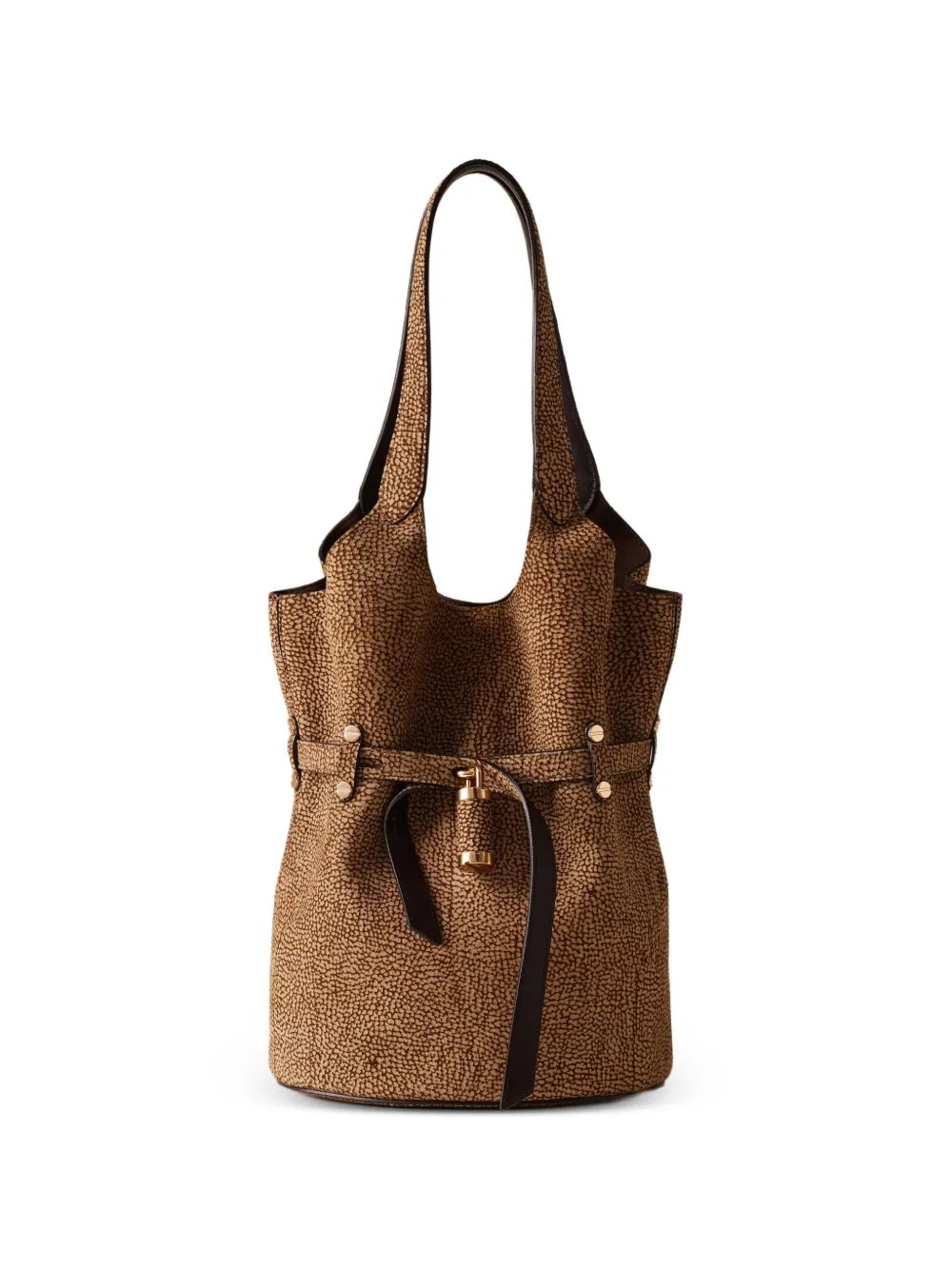 Borbonese Op naturale shoulder bag - Marrone